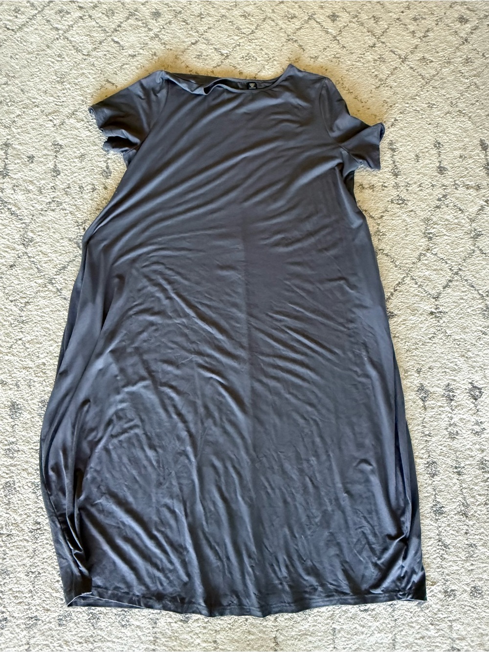 Women’s Short Sleeve Gray MaxShift Dress
